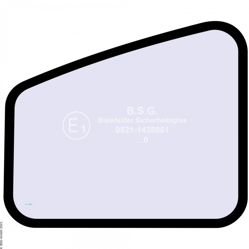 FD0 - Türscheibe PelJob BaggerEB350, EB450 Türscheibe unten