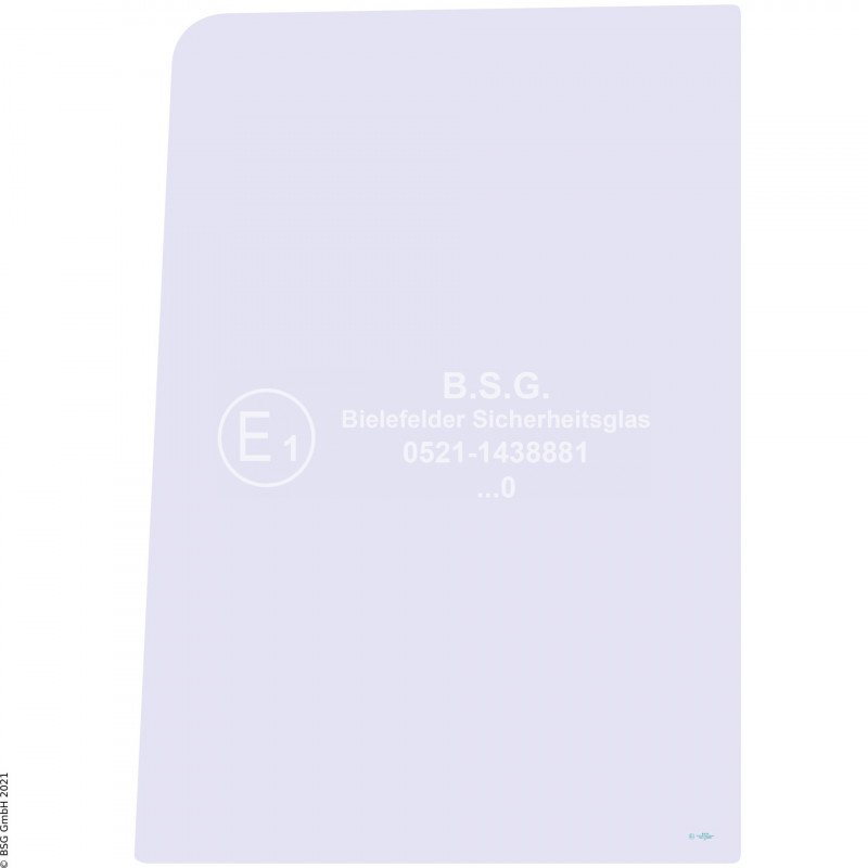 R00 - Seitenscheibe rechts PelJob BaggerEB350, EB450 Rechte hintere Seitenscheibe