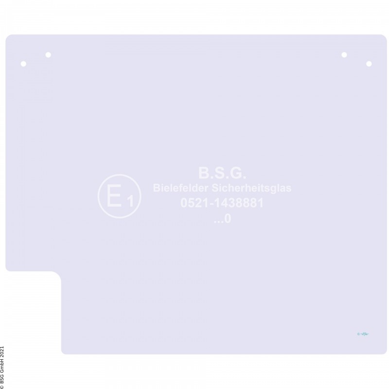 A00 - Frontscheibe PelJob BaggerFrontscheiben (verschiedene Ausführungen vor 1995) Frontscheibe (0848x0711)