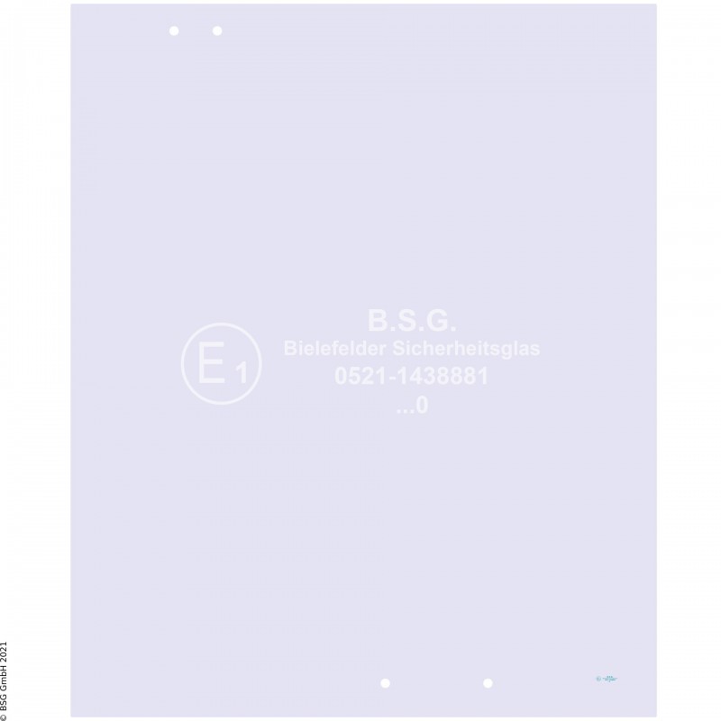 A00 - Frontscheibe PelJob BaggerFrontscheiben (verschiedene Ausführungen vor 1995) Frontscheibe oben (0691x0841)