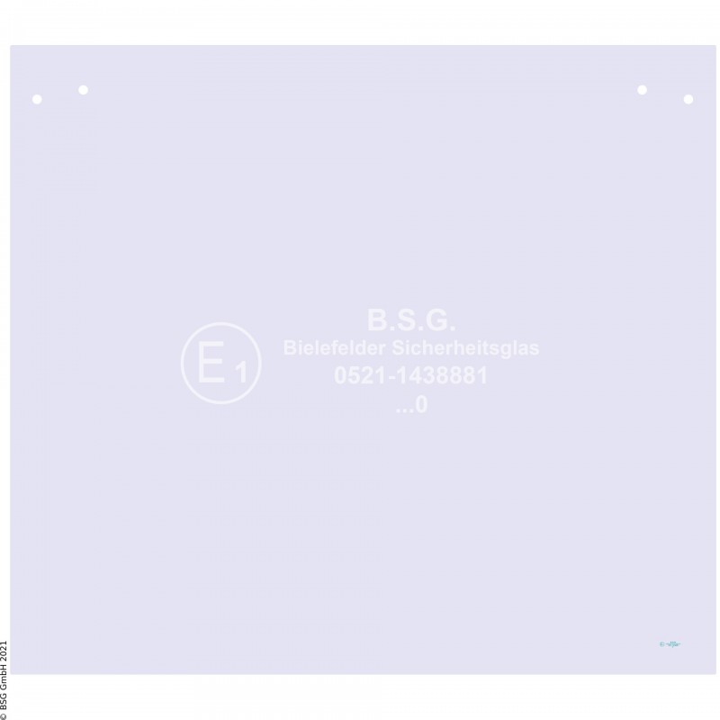 A00 - Frontscheibe PelJob BaggerFrontscheiben (verschiedene Ausführungen vor 1995) Frontscheibe oben (0825x0736)