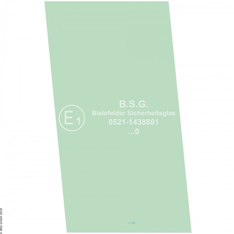 A00 - Frontscheibe Hanomag Radlader (auch Kettenlader)10F, 15F, 20F Frontscheibe unten re. / li. (nur 15F+20F)
