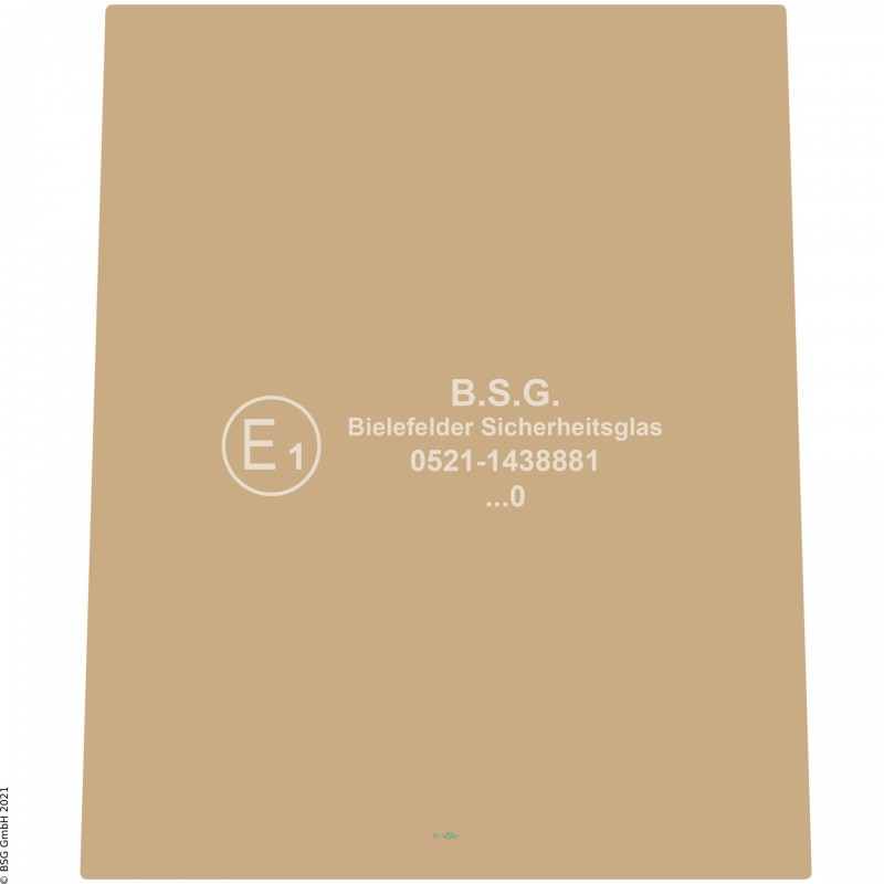 A00 - Frontscheibe Orenstein & Koppel (O&K) Radlader (auch Kettenlader)Radlader bis Baujahr 2000 Frontscheibe mitte