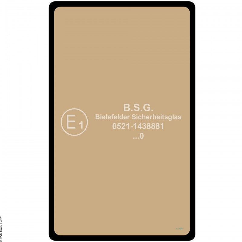 FD0 - Türscheibe Orenstein & Koppel (O&K) Radlader (auch Kettenlader)Radlader bis Baujahr 2000 Türscheibe