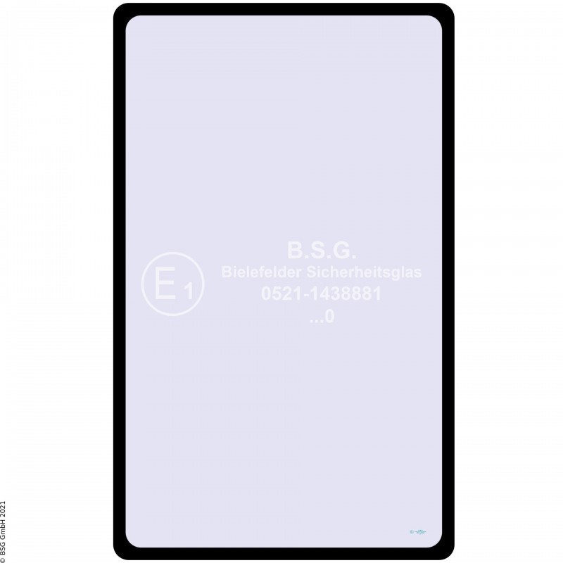 FD0 - Türscheibe Orenstein & Koppel (O&K) Radlader (auch Kettenlader)Radlader bis Baujahr 2000 Türscheibe