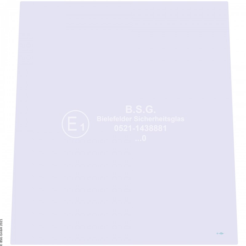 A00 - Frontscheibe Orenstein & Koppel (O&K) Radlader (auch Kettenlader)Radlader bis Baujahr 2000 Frontscheibe (L15)