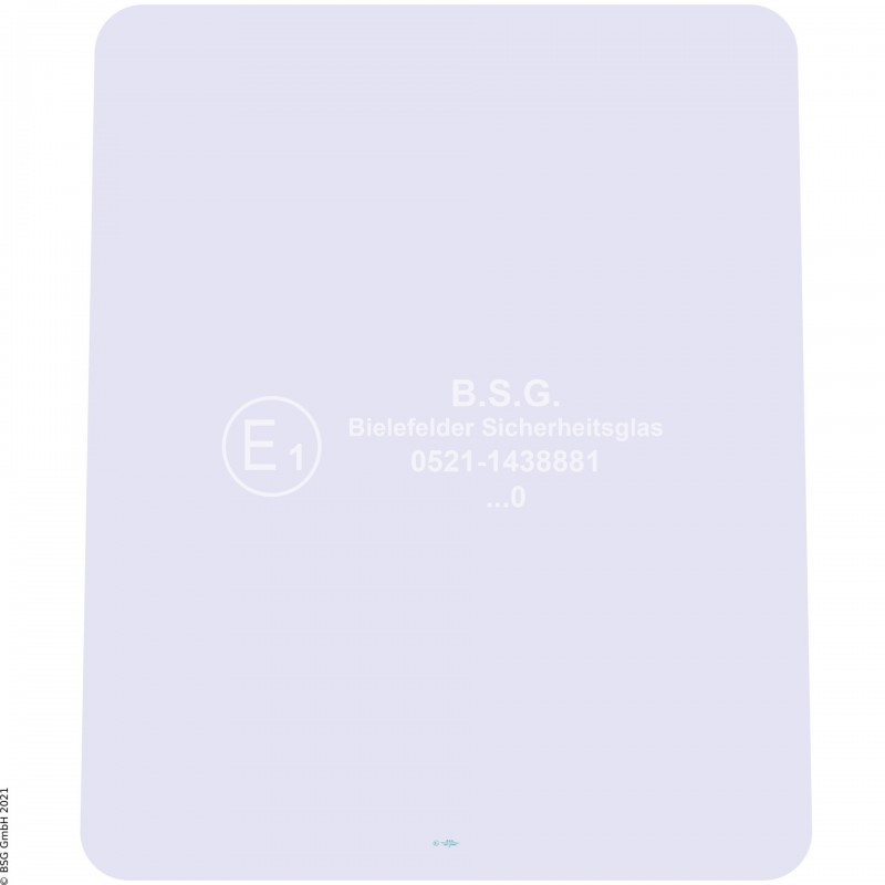 A00 - Frontscheibe Orenstein & Koppel (O&K) Radlader (auch Kettenlader)Radlader bis Baujahr 2000 Frontscheibe (L4A, L5A, L6A, L8A)