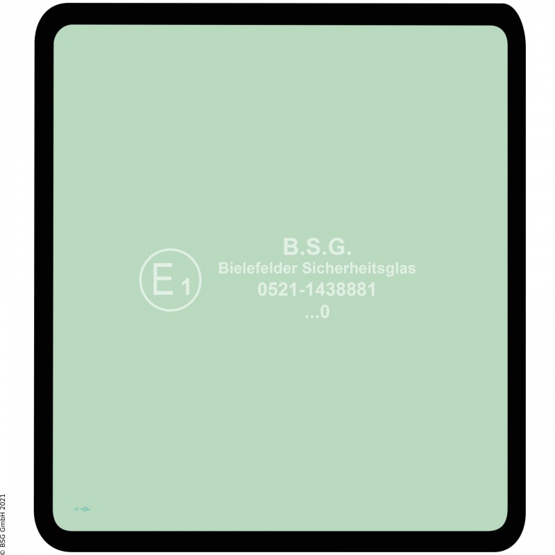 B00 - Heckscheibe Hyundai BaggerR25Z, R27Z, R30Z, R35Z -9(a) Heckscheibe