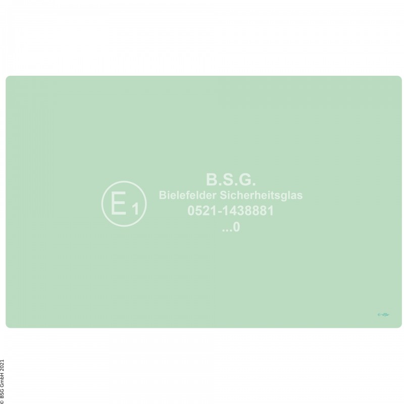 A00 - Frontscheibe Hyundai BaggerR16-9, R18-9 Frontscheibe unten