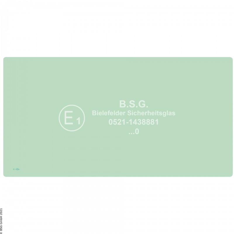 A00 - Frontscheibe Hyundai BaggerR60CR-9(a), R80CR-9(a) Frontscheibe unten