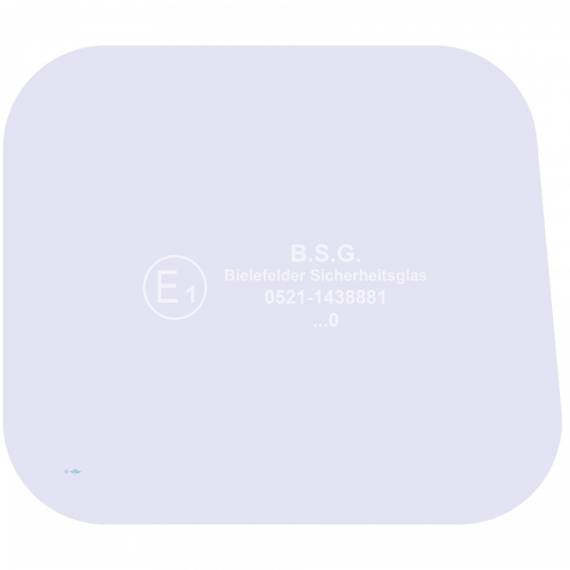 R00 - Seitenscheibe rechts Zeppelin Mini- und Kompaktbagger bis ca. 8to.ZRH 02 Seitenscheibe rechts unten