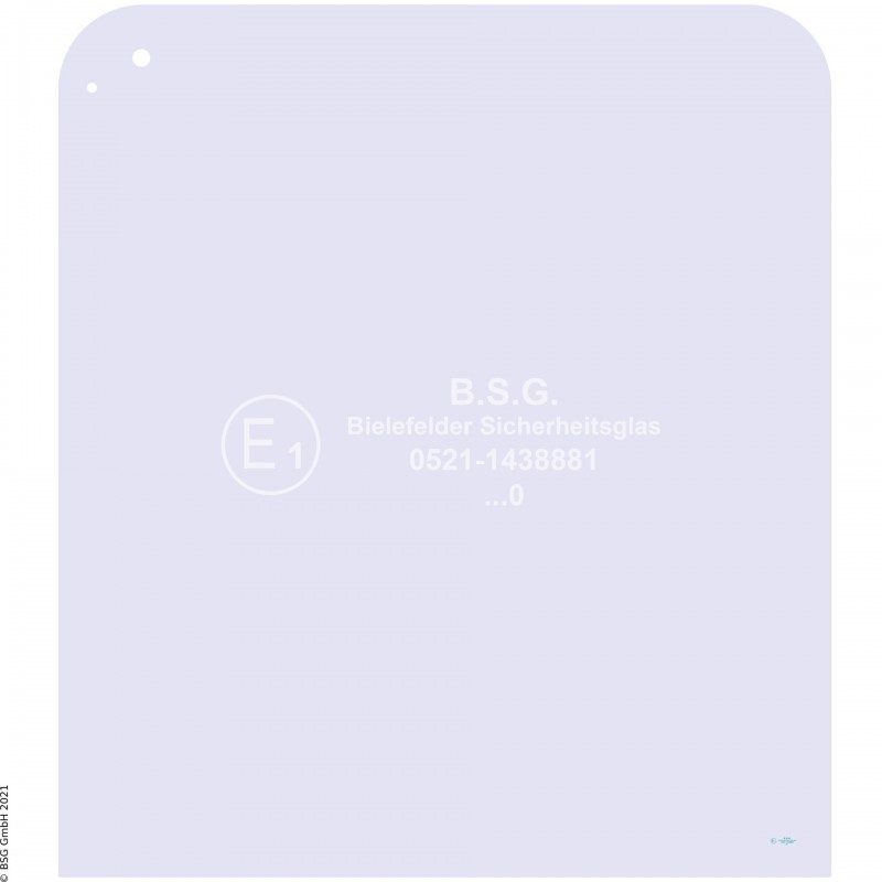 A00 - Frontscheibe Schaeff BaggerHML / HR diverse Bagger vor 2000 Frontscheibe oben HML 30 A