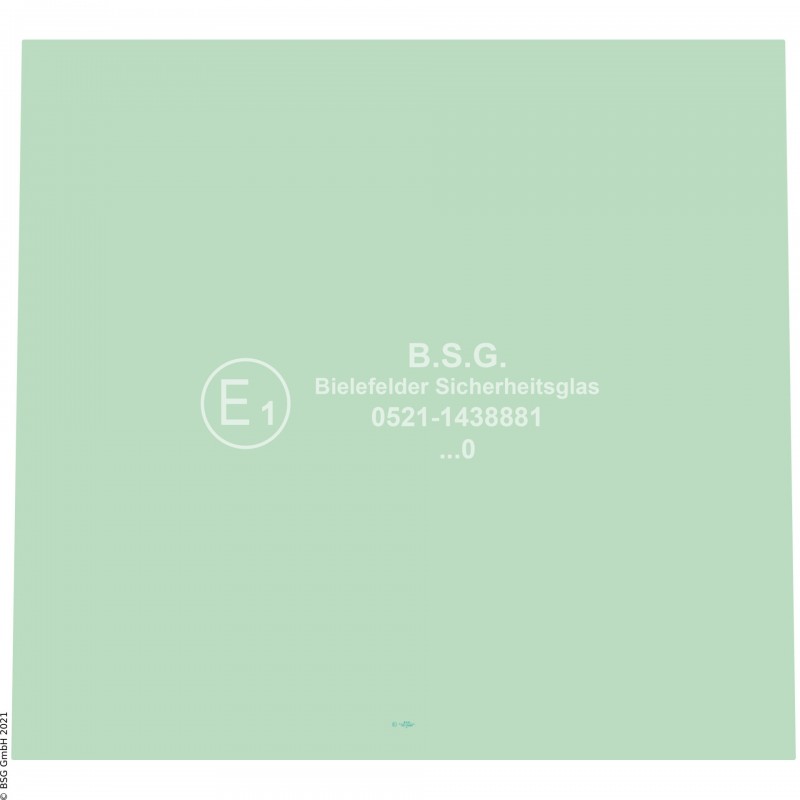 B00 - Heckscheibe Schaeff BaggerHR Minibagger Baumuster 354, 356 Heckscheibe mitte