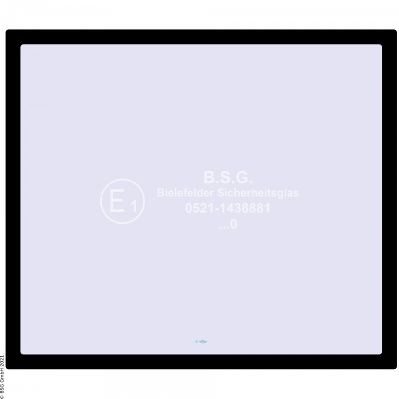 FD0 - Türscheibe PelJob BaggerTür-, Seiten- & Heckscheiben (verschiedene Ausführungen vor 1995) Türscheibe unten