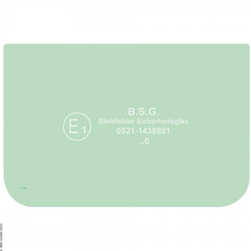 A00 - Frontscheibe Hitachi BaggerZX 26U-5(a) Frontscheibe unten