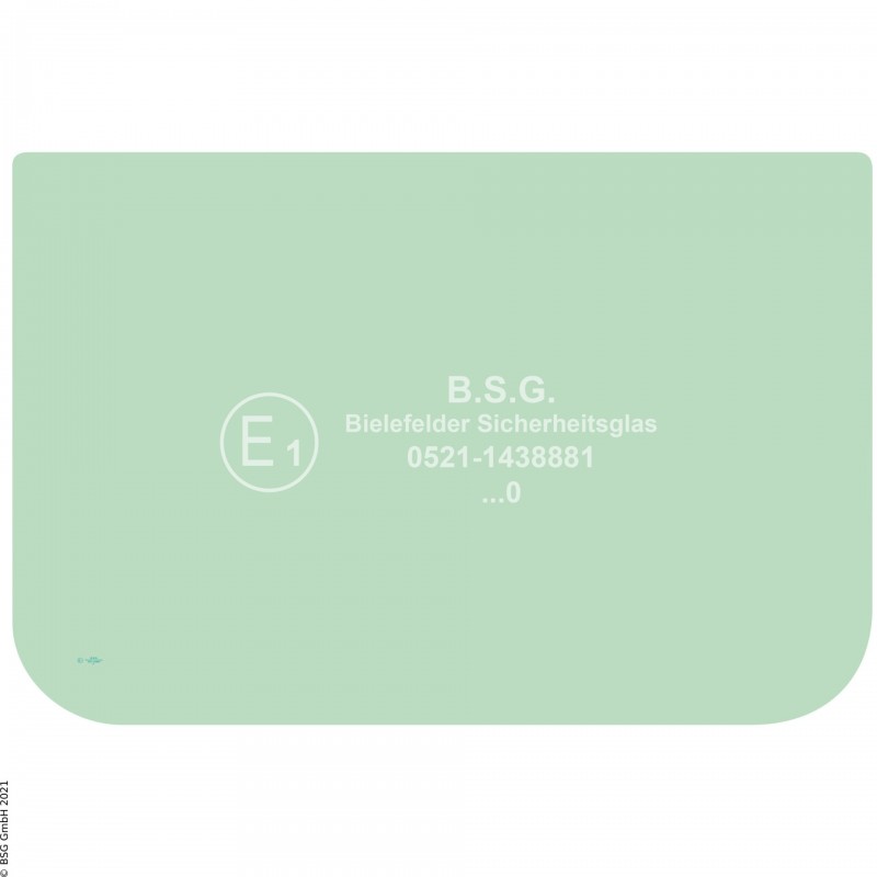 A00 - Frontscheibe Hitachi BaggerZX 33U, 38U, 48U, 55U, 65USB -5(a) Frontscheibe unten