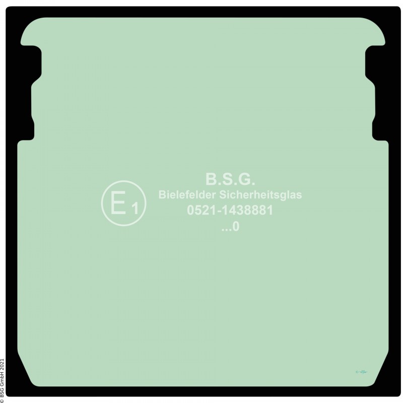 A00 - Frontscheibe Volvo Mini- und Kompaktbagger bis ca. 8to.EW60E, EC60E Frontscheibe oben
