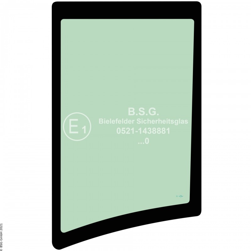 L00 - Seitenscheibe links Hitachi BaggerZX 33U, 38U, 48U, 55U, 65USB -5(a) Seitenscheibe links hinten (nur ZX65USB-5)