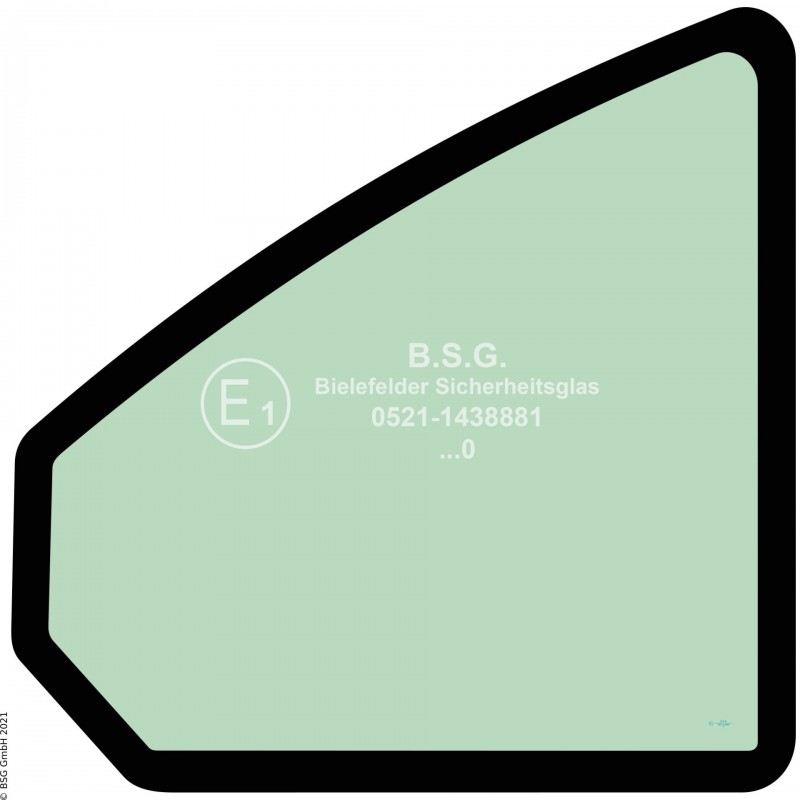 FD0 - Türscheibe Hitachi BaggerZX 33U, 38U, 48U, 55U, 65USB -6 Türscheibe unten