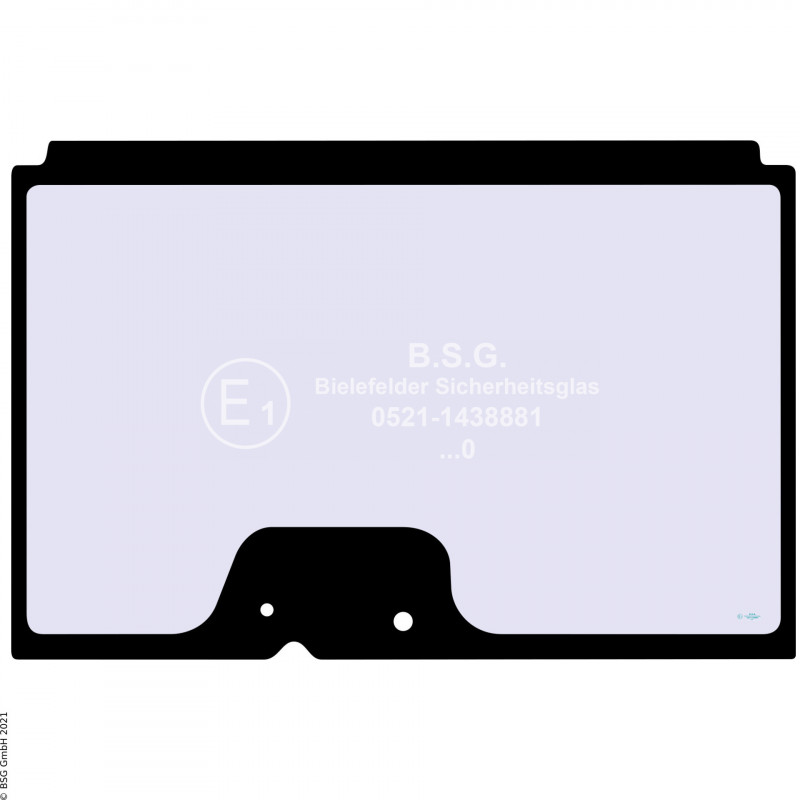 B00 - Heckscheibe JCB Radlader (auch Kettenlader)403 Heckscheibe