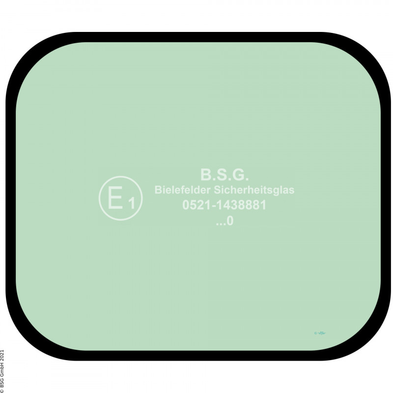 B00 - Heckscheibe Atlas Bagger1204, 1304, 1404, 1504, 1604, 1704, 1804 (935er Kabine) Heckscheibe