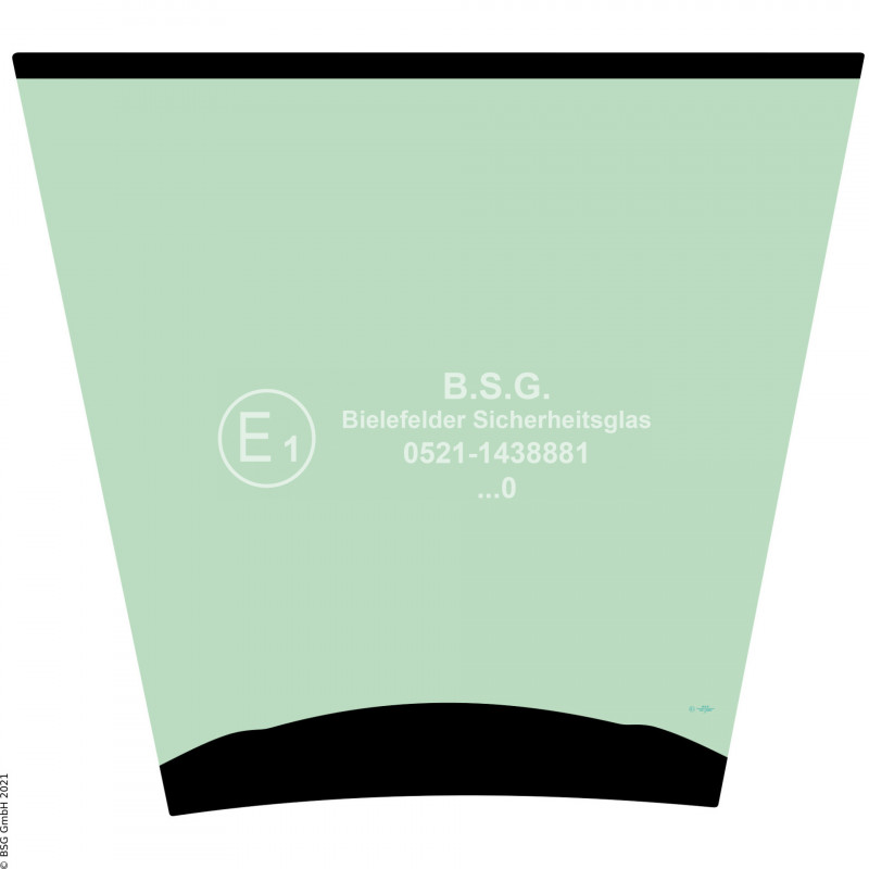 A00 - Frontscheibe Hitachi Radlader (auch Kettenlader)ZW180-6 bis ZW370-6 Frontscheibe mitte