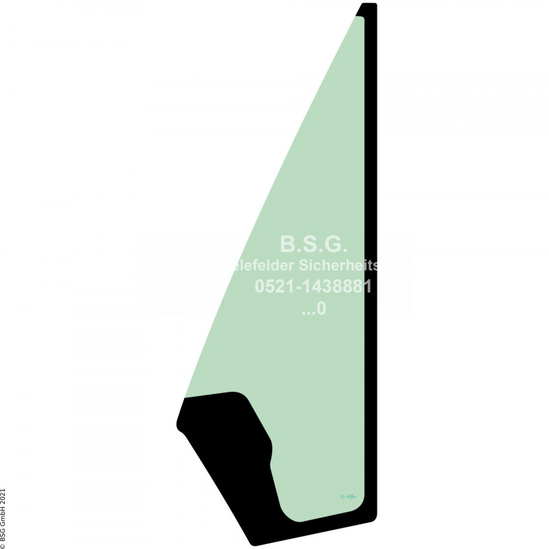 A00 - Frontscheibe Hitachi Radlader (auch Kettenlader)ZW180-6 bis ZW370-6 Frontscheibe links