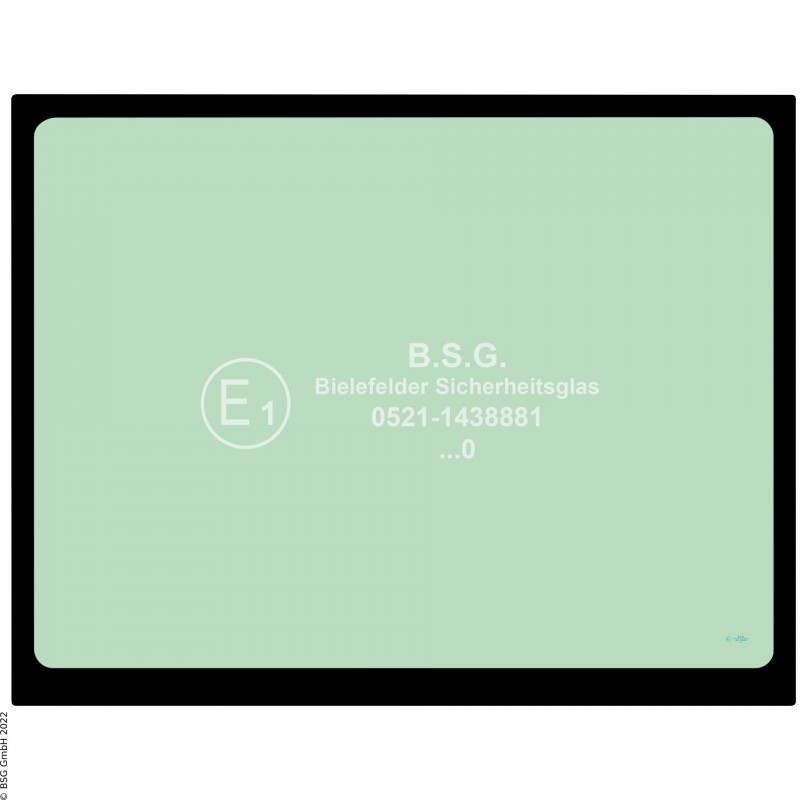 B00 - Heckscheibe Hitachi BaggerZX110-3 bis ZX870-3 Heckscheibe