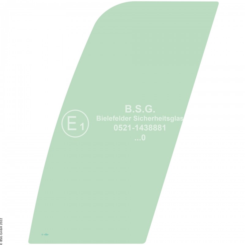 FD0 - Türscheibe Hitachi BaggerZX140W-3 bis ZX220W-3 Türscheibe vorne, feststehend