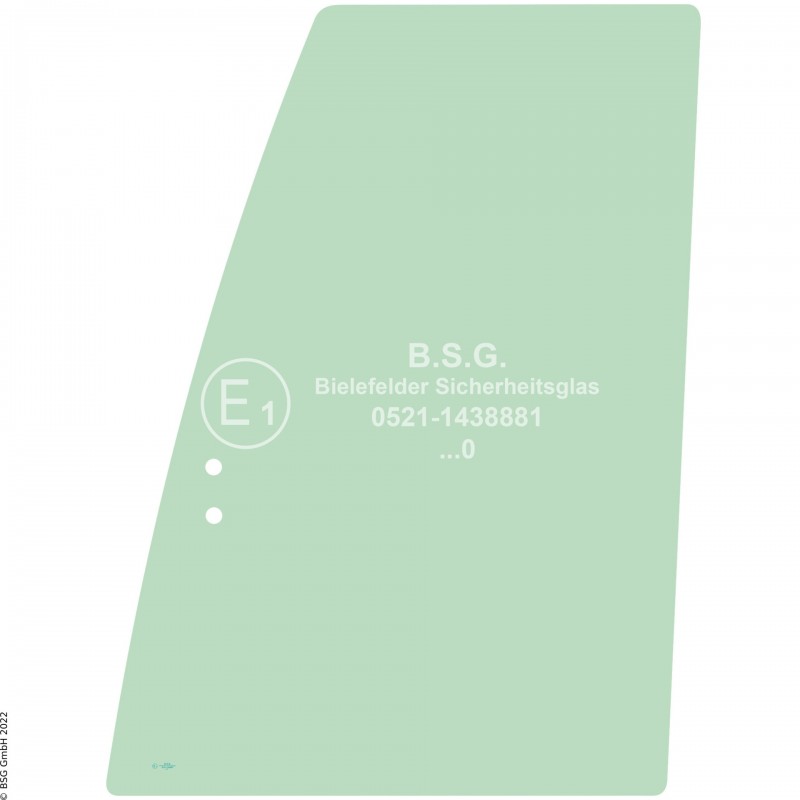 FD0 - Türscheibe Hitachi BaggerZX140W-3 bis ZX220W-3 Türschiebescheibe vorne