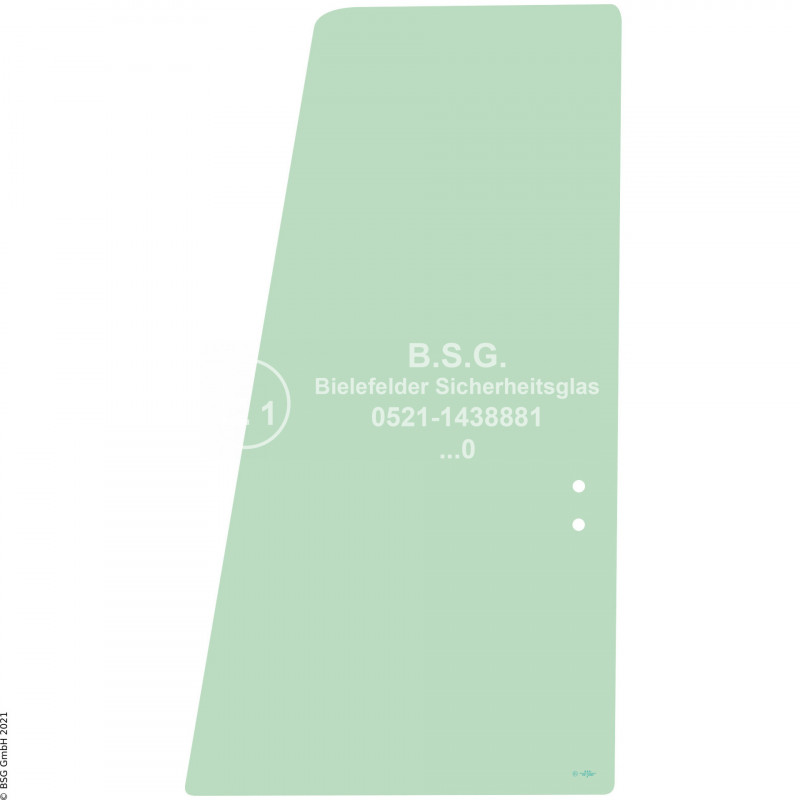 FD0 - Türscheibe Hitachi BaggerZX130-7 bis ZX890-7 Türschiebescheibe hinten