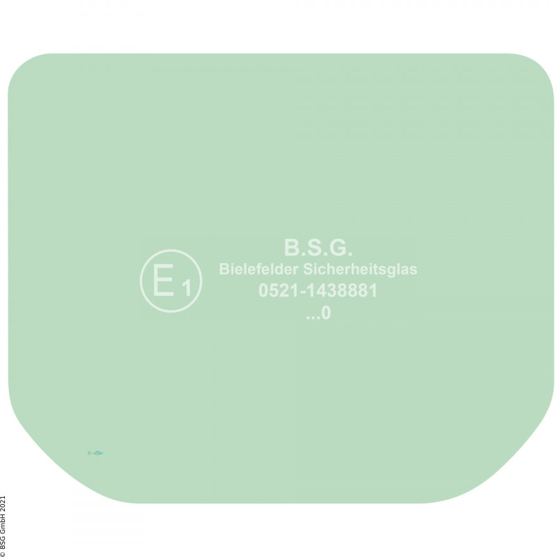 B00 - Heckscheibe Hitachi BaggerZX110 bis ZX850 Heckscheibe