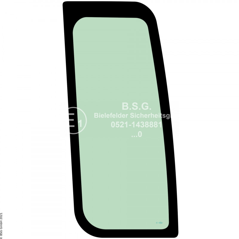 L00 - Seitenscheibe links Hitachi BaggerZX110 bis ZX850 Seitenscheibe links hinten
