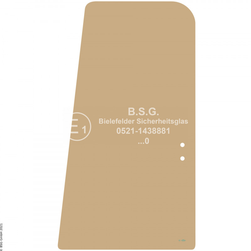 FD0 - Türscheibe Hitachi BaggerZX110 bis ZX850 Türschiebescheibe hinten