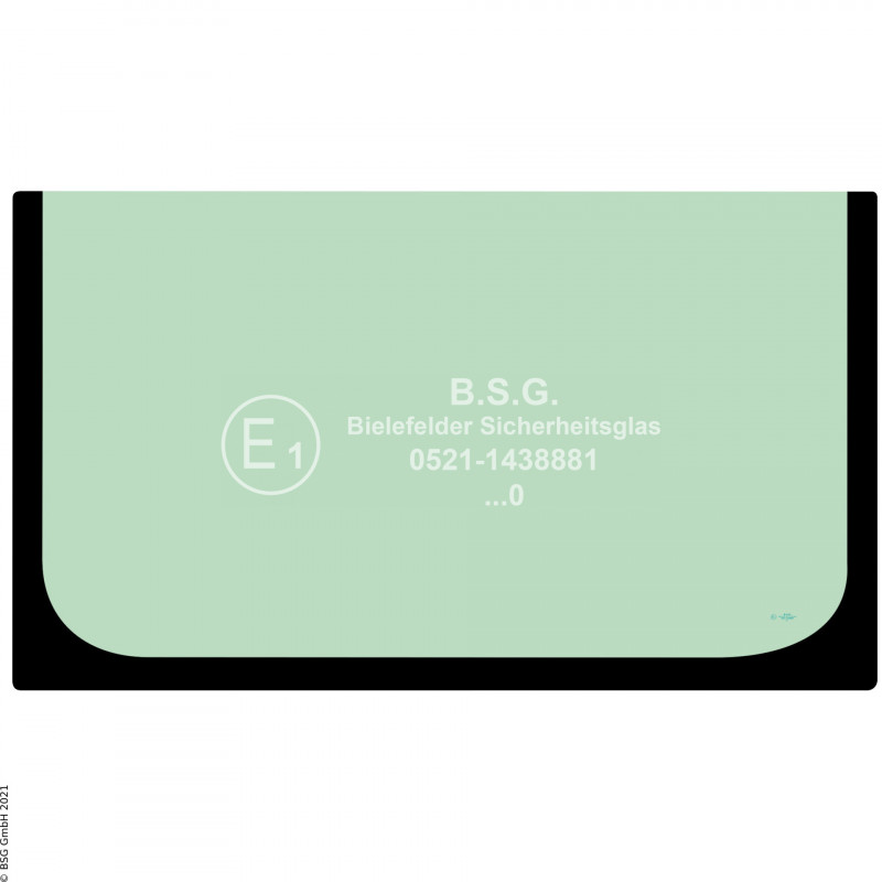 A00 - Frontscheibe Hitachi BaggerZX70, ZX80, ZX75US bis ZX225US Frontscheibe unten