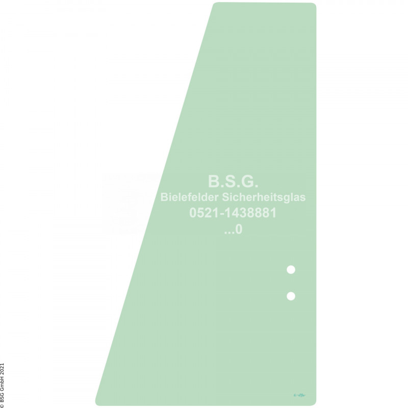 FD0 - Türscheibe Hitachi BaggerZX70, ZX80, ZX75US bis ZX225US Türschiebescheibe hinten