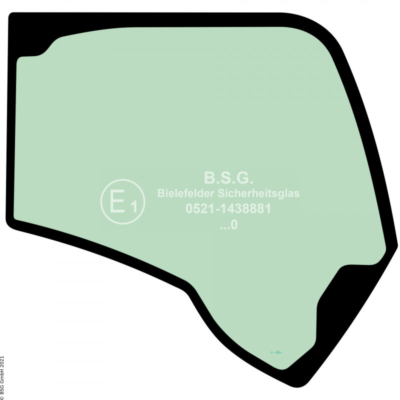 R00 - Seitenscheibe rechts Hitachi BaggerZX70-3, ZX80-3, ZX85US-3 bis ZX225US-3 Seitenscheibe rechts