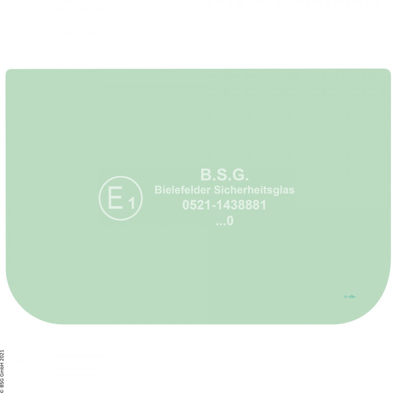 A00 - Frontscheibe Case BaggerCX22B bis CX55B Frontscheibe unten