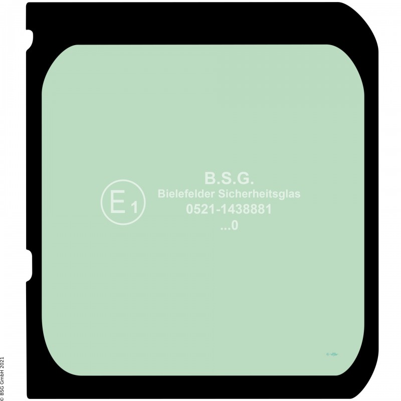 B00 - Heckscheibe Kobelco BaggerSK20SR-3 bis SK50SR-3 Heckscheibe