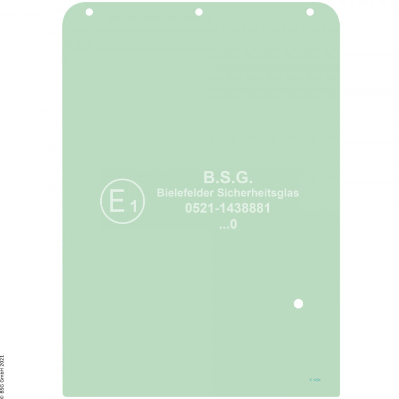 A00 - Frontscheibe Kobelco BaggerSK20SR-5 bis SK50SR-5 Frontscheibe oben