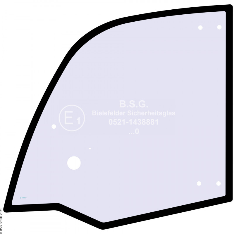 FD0 - Türscheibe Wacker TeleskopladerTH412 (T01-01) (Stufe V) Türscheibe oben