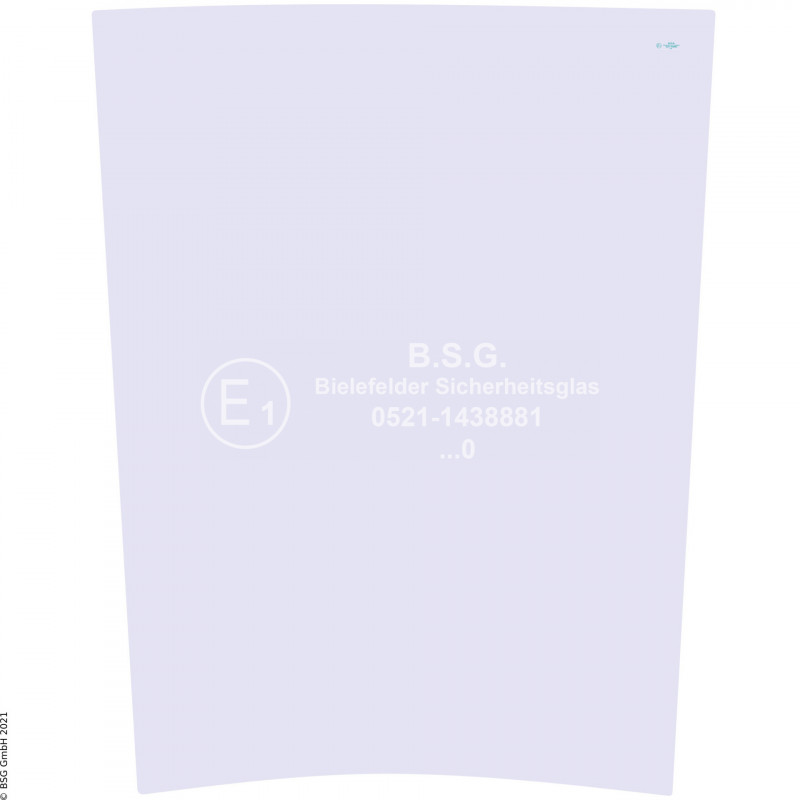 A00 - Frontscheibe Hitachi Radlader (auch Kettenlader)LX170E, LX210E, LX290E, LX360E Frontscheibe mitte