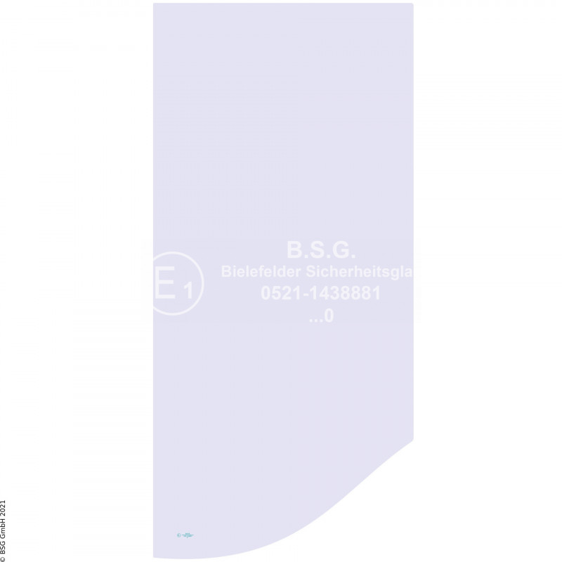 FD0 - Türscheibe Hitachi Radlader (auch Kettenlader)LX170E, LX210E, LX290E, LX360E Türscheibe