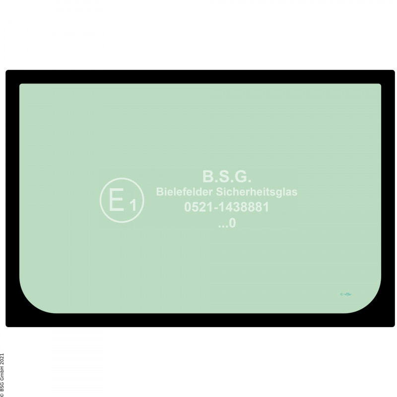 B00 - Heckscheibe Hitachi BaggerZE85 Heckscheibe