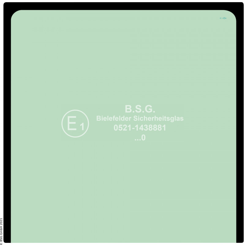A00 - Frontscheibe Wacker BaggerET35, ET42, ET58, EZ26, EZ36, EZ50 Frontscheibe oben (nur ET42, ET58 und EZ59)