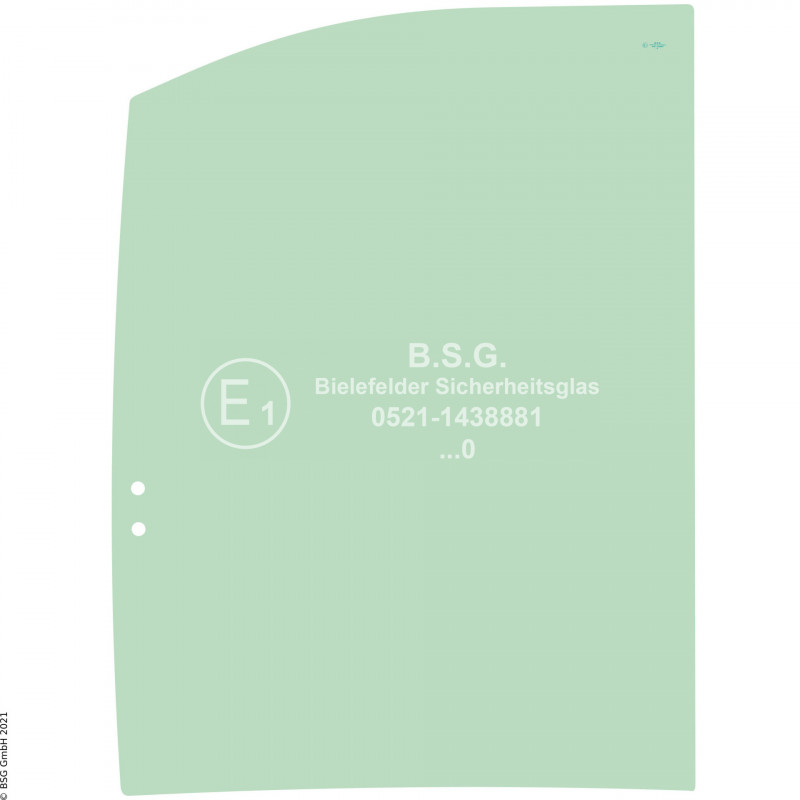 R00 - Seitenscheibe rechts Wacker BaggerET35, ET42, ET58, EZ26, EZ36, EZ50 Rechte hintere Schiebescheibe (nur ET42, ET58 und EZ50)