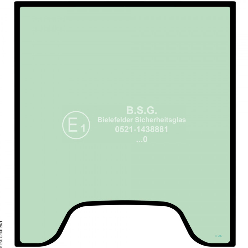 A00 - Frontscheibe Liebherr Radlader (auch Kettenlader)L506 compact, L508 compact Frontscheibe