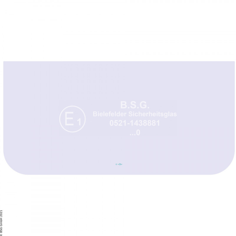 A00 - Frontscheibe Liebherr BaggerMobil- und Raupenbagger 1985 bis 1992 Frontscheibe unten