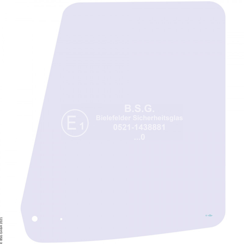 FD0 - Türscheibe Liebherr BaggerMobil- und Raupenbagger LITRONIC Serie I ab 1992 Türscheibe einteilig