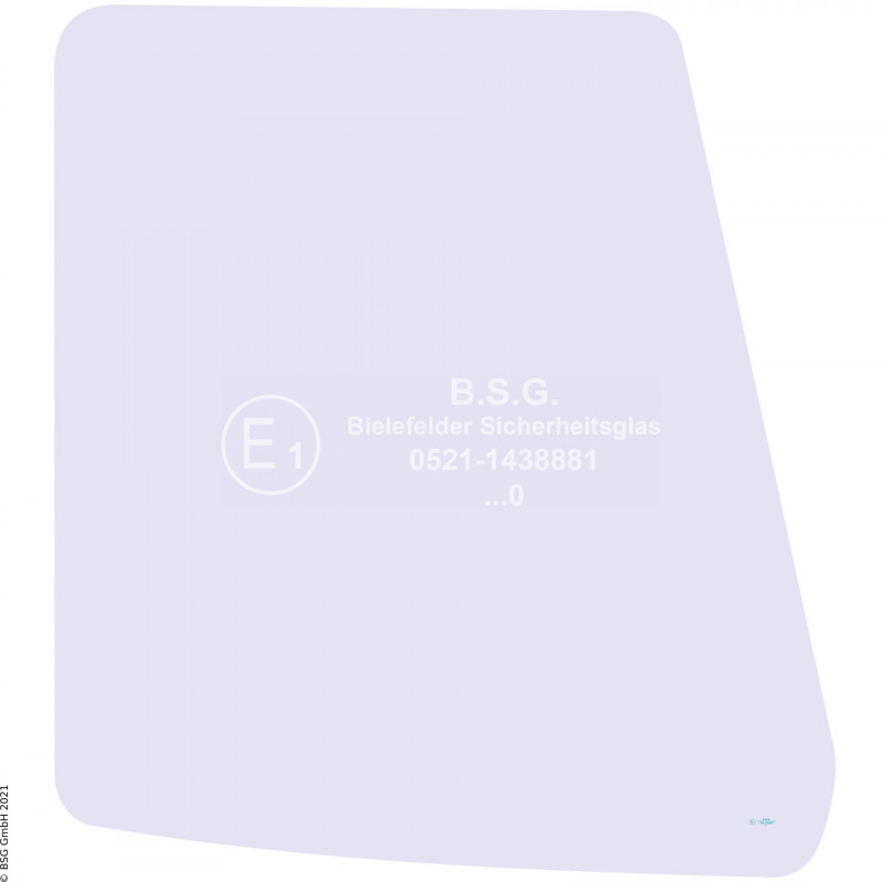 R00 - Seitenscheibe rechts Liebherr BaggerMobil- und Raupenbagger LITRONIC Serie I ab 1992 Seitenscheibe rechts vorne